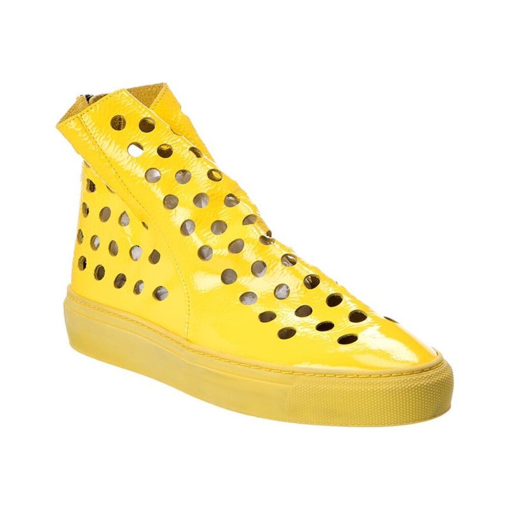 Arche Tbato Leather Sneaker, Yellow